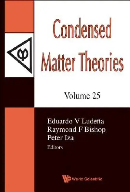 Cover of Condensed Matter Theories (V25)