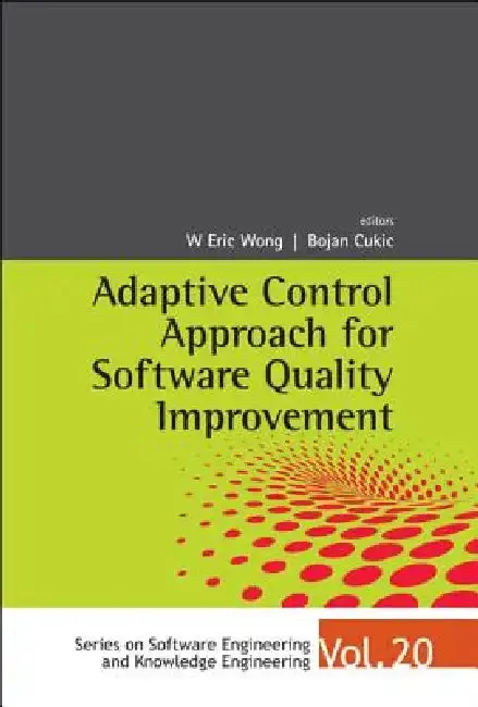 Cover of Adap Control Appr for Softw Qual Improv