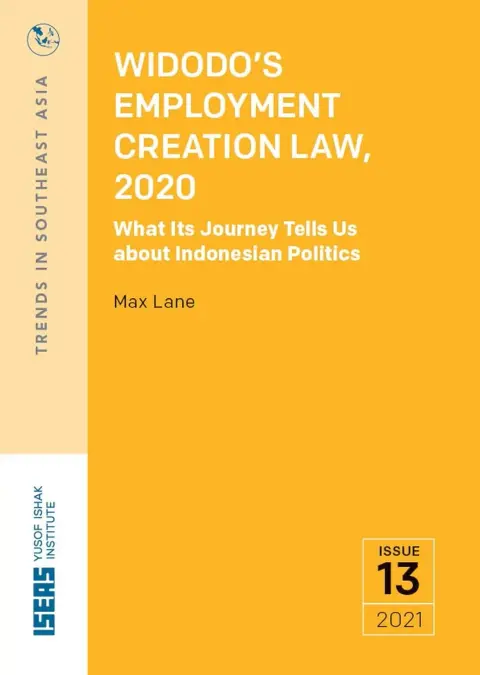 Cover of Widodo's Employment Creation Law, 2020