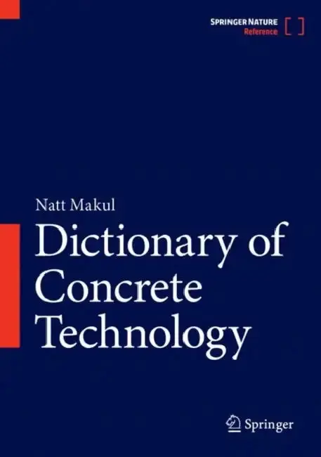 Cover of Dictionary of Concrete Technology