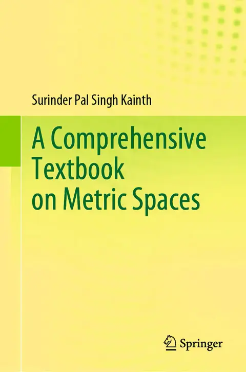Cover of Comprehensive Textbook on Metric Spaces